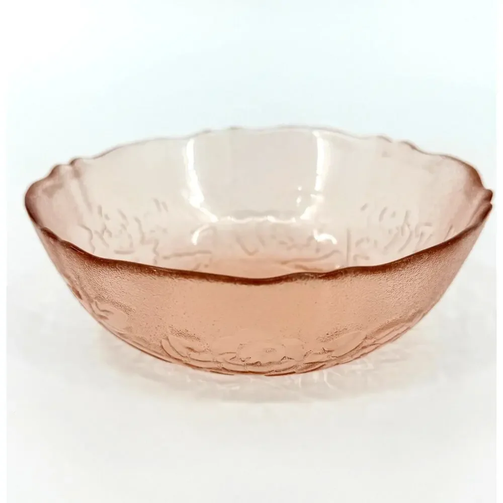 Vintage Indiana Glass Tiara Pink Sandwich 6